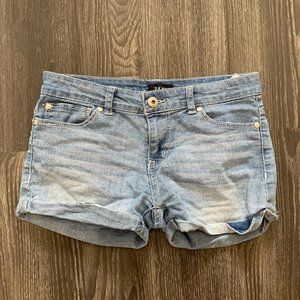 DKNY~Cuffed Jean Shorts~Mid Wash